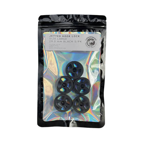 Luremonger - Large Jetted Hook Lock 5/Pk