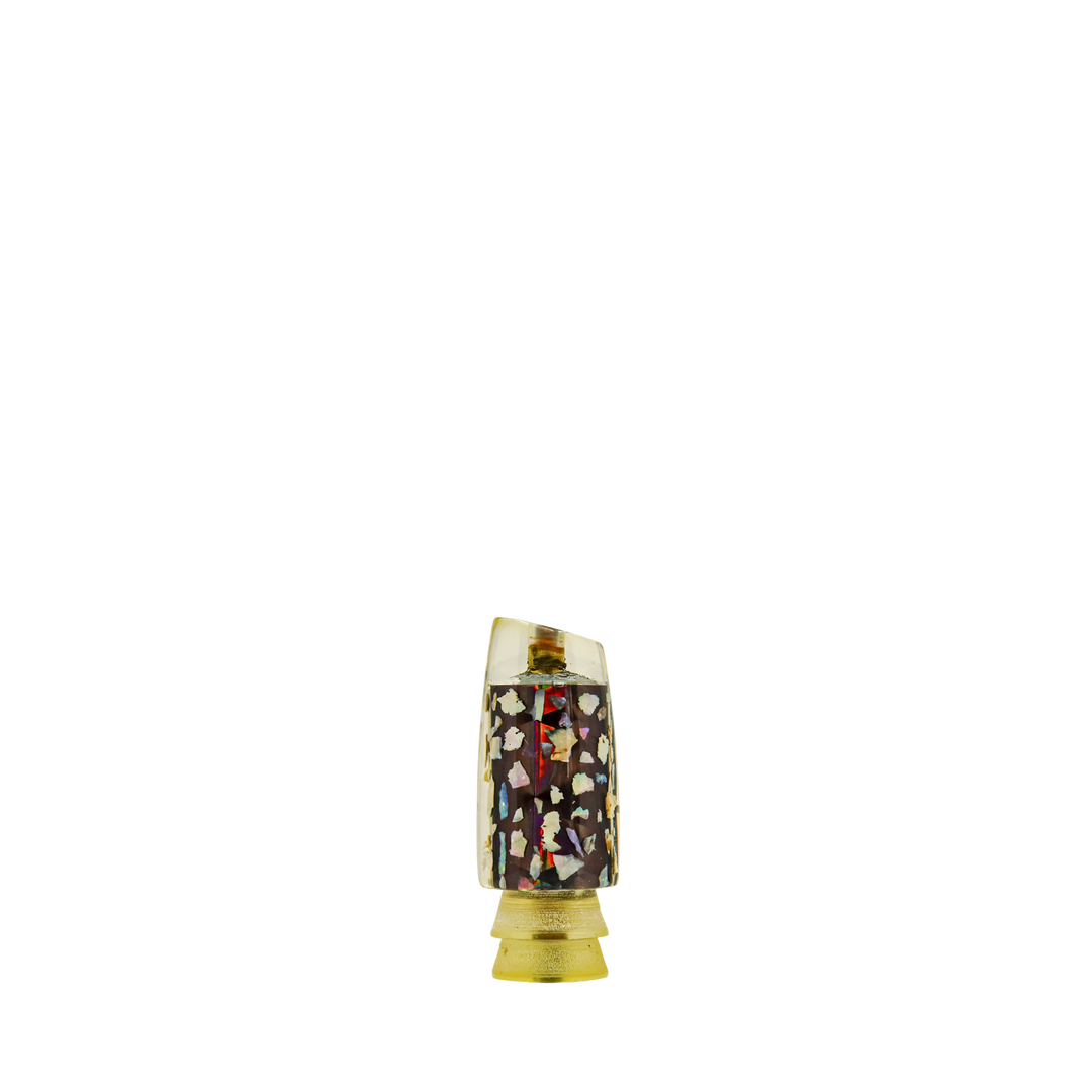 Leroy Lures: History & Lure Identification Guide | Luremonger 7" Slant, Brown Cracked Glass - Offshore Trolling Lure Archive