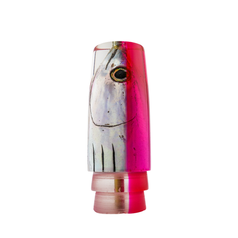 Alii Kai - 14" Pink Top Silver Foil Aku Hard Head