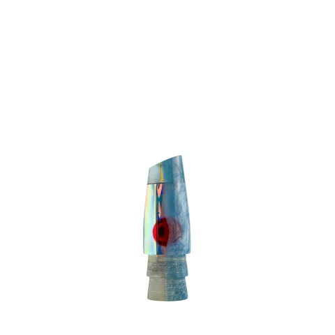 JSI - 7 Light Blue Pearl Cut Face