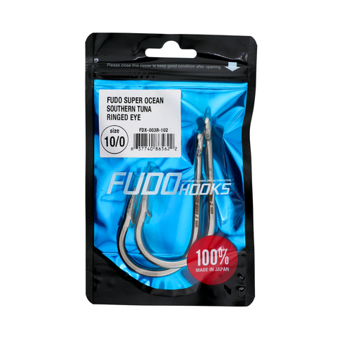 FUDO - Super Ocean Southern Tuna Ringed Eye 10/0 Hooks