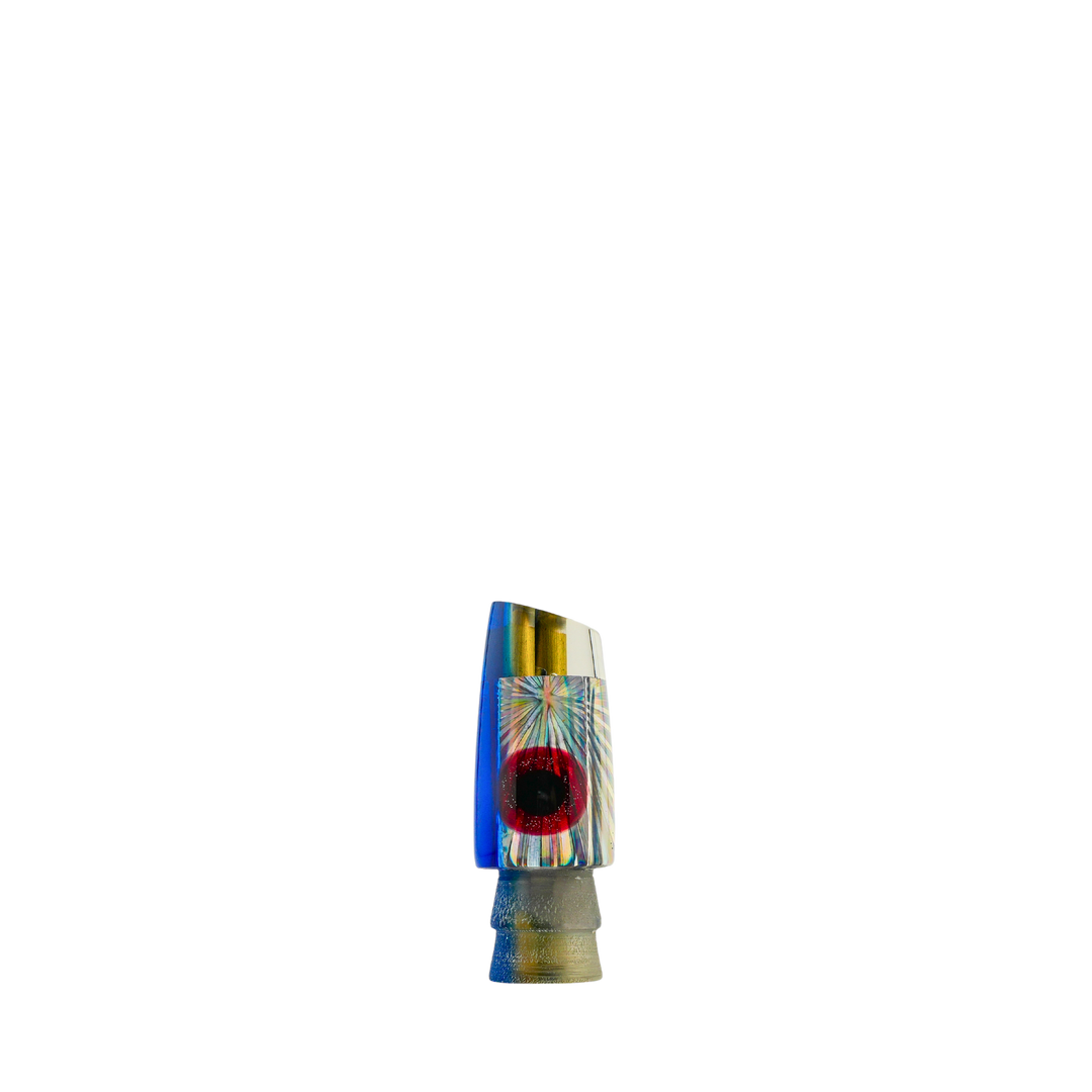 Leroy Lures: History & Lure Identification Guide | Luremonger 7" Slant, Blue Top Starburst - Offshore Trolling Lure Archive