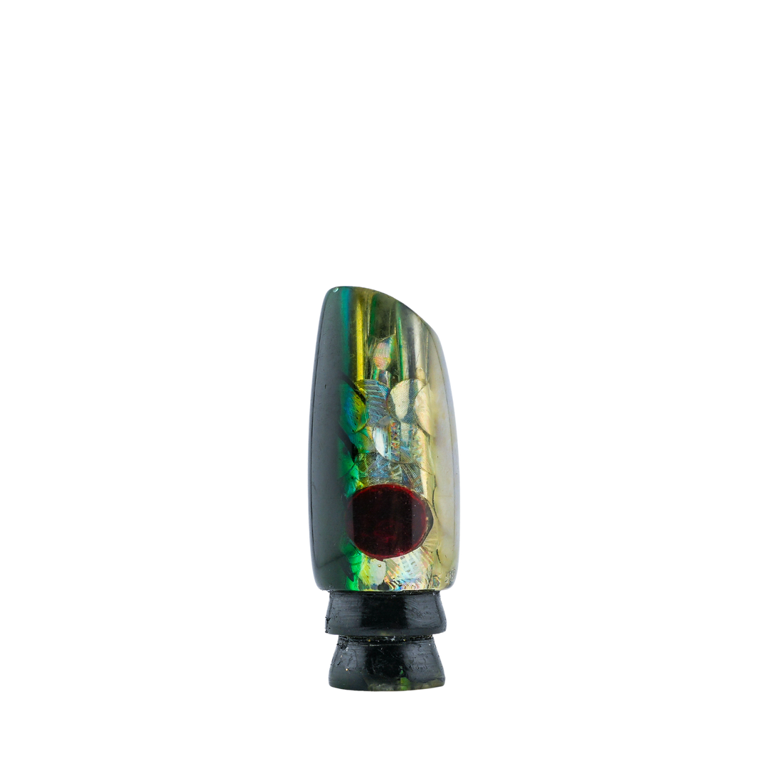 Mitsuo Lures: History & Lure Identification Guide | Luremonger 9" Four Shooter, Blue Green Pearl - Offshore Trolling Lure Archive