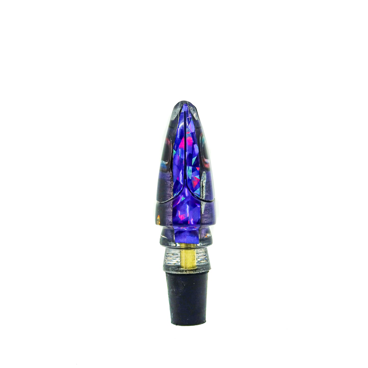 Aloha Lures - 9” Black Purple Sparkle Super Ninja