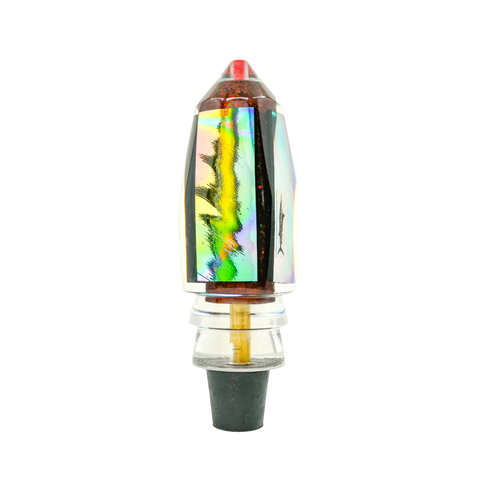 Aloha Lures - 14" Dichroic Glass Deep Six