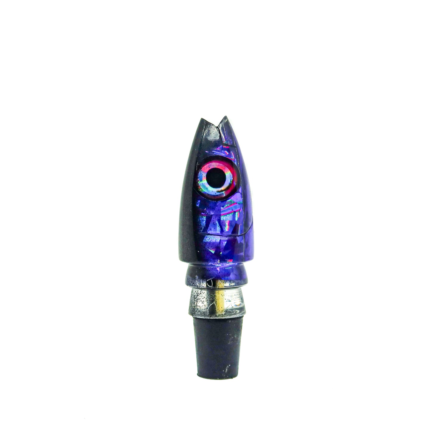 Aloha Lures - 9” Black Purple Sparkle Super Ninja