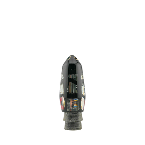 Futa - 9" Cracked Glass Jetted Bullet