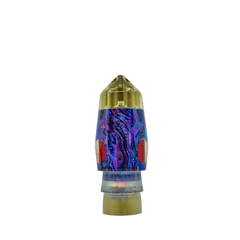 Tanigawa - 9"+ 4-Hole Cracked Glass Bullet