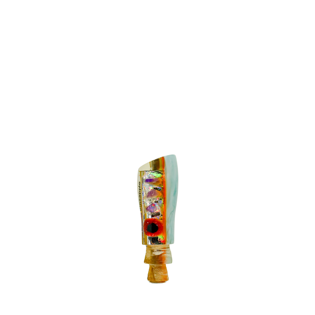 Kelela - 6" Vintage Beach Glass YFT Pineapple