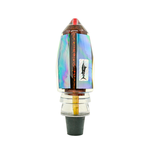 Aloha Lures - 14" Dichroic Glass Deep Six