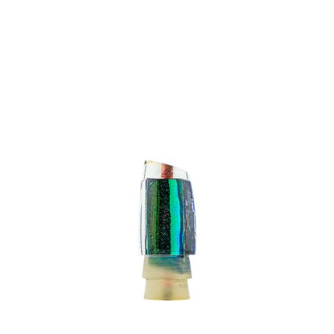 Futa Lures - 9" Clear Glitter Holo Tape Slant