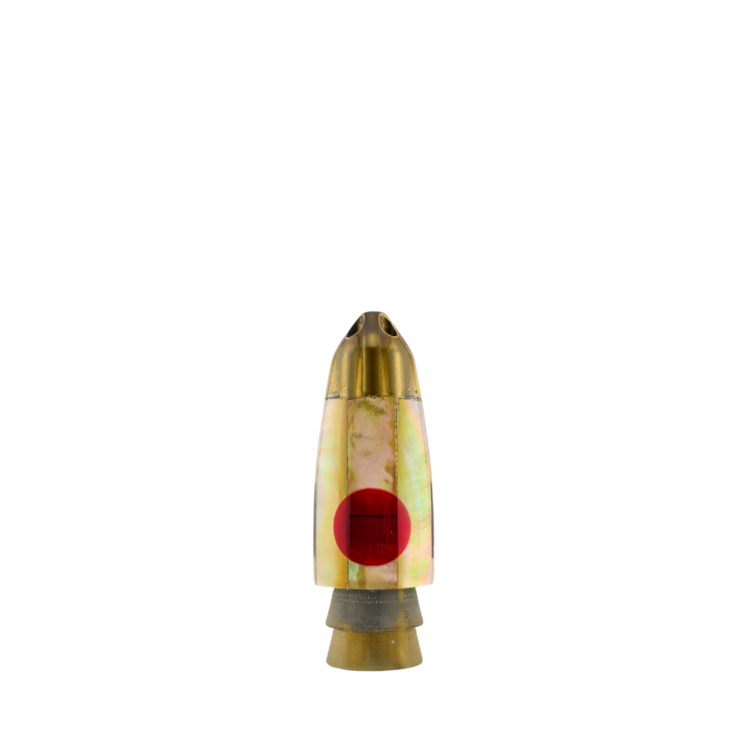 Leroy Lures: History & Lure Identification Guide | Luremonger 9" Bullet, 4-Jet MOP - Offshore Trolling Lure Archive