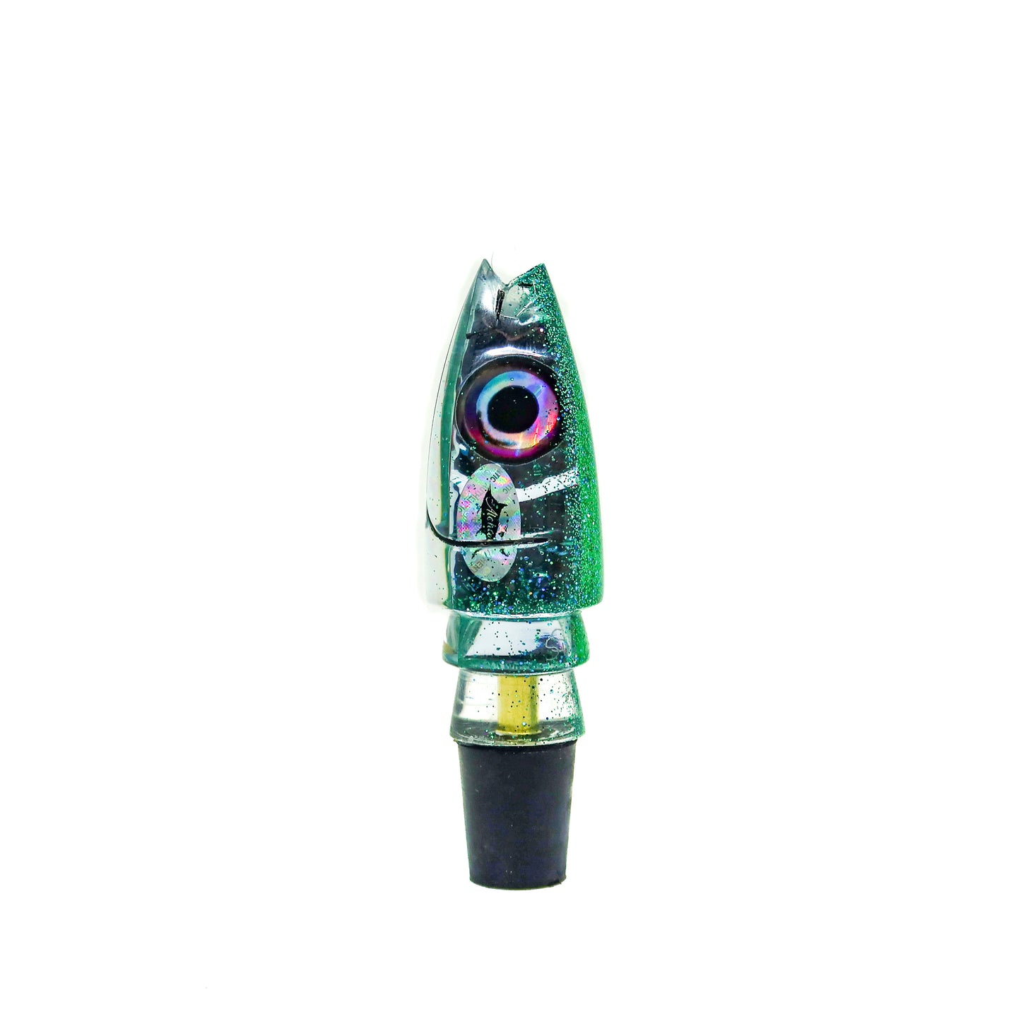 Aloha Lures - 9” Dark Green Sparkle Super Ninja