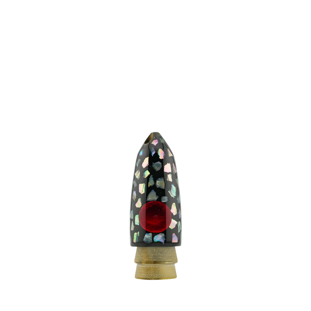 Leroy Lures: History & Lure Identification Guide | Luremonger 9" Bullet, 2-Jet Abalone Mosaic - Offshore Trolling Lure Archive