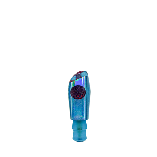 Morris - 7" Glitter Flake Ice Blue 100%er Scoop