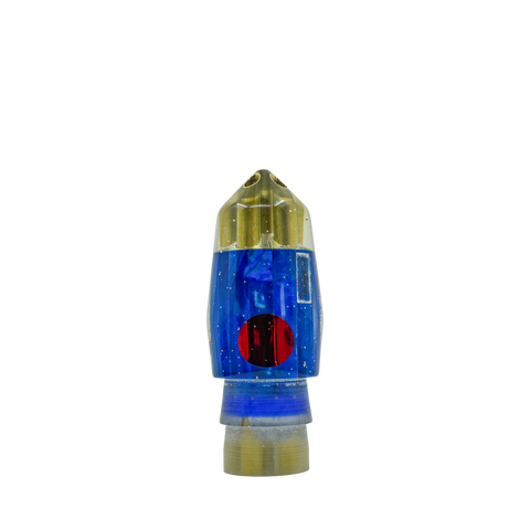 Tanigawa - 9"+ 4-Hole Cracked Glass Bullet