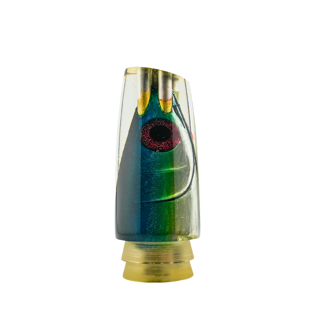 Leroy Lures: History & Lure Identification Guide | Luremonger 14" Plunger, 4-Jet Fish Head - Offshore Trolling Lure Archive