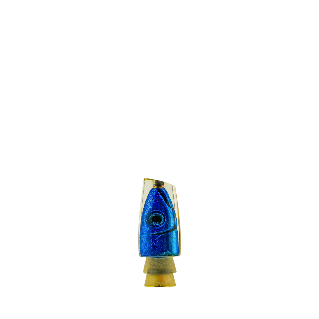 Leroy Lures: History & Lure Identification Guide | Luremonger 7" Slant, Blue FH - Offshore Trolling Lure Archive