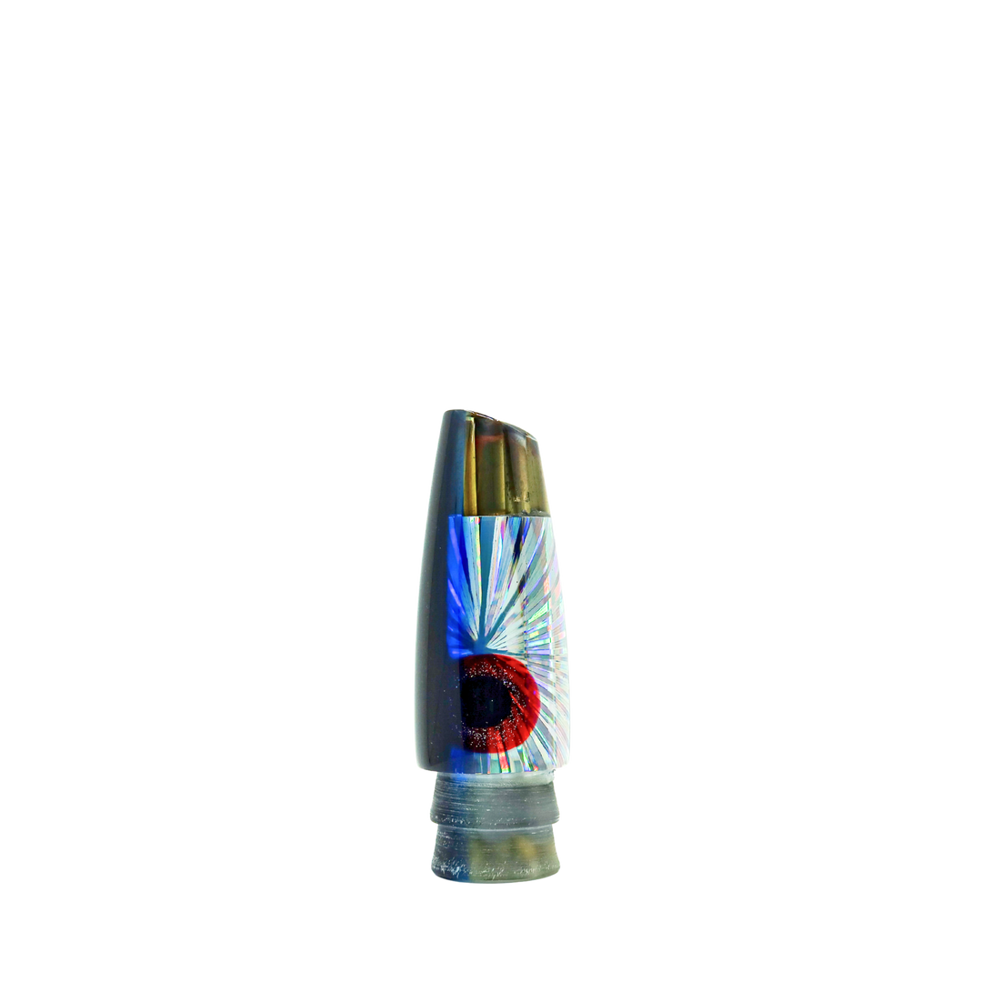 Leroy Lures: History & Lure Identification Guide | Luremonger 9" Slant, Black Blue Starburst - Offshore Trolling Lure Archive