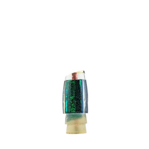 Futa Lures - 9" Clear Glitter Holo Tape Slant