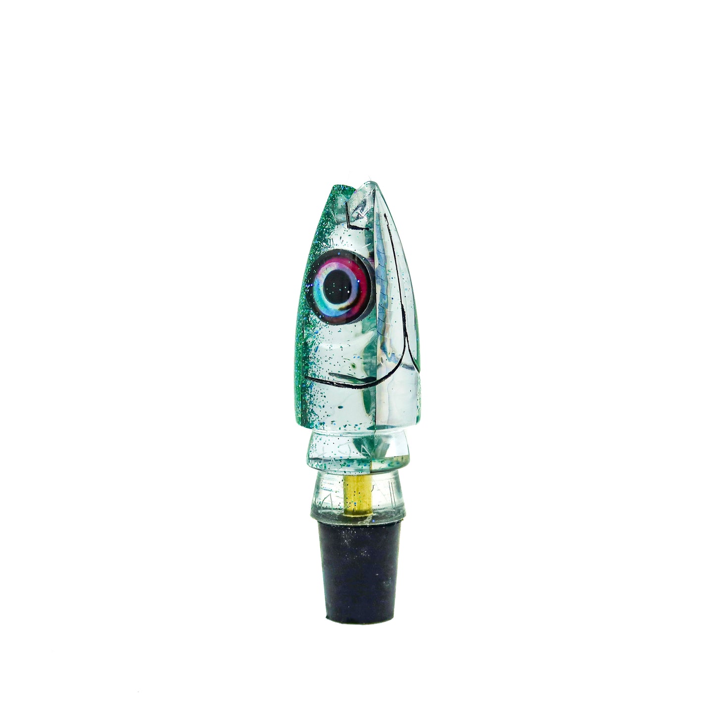 Aloha Lures - 9” Dark Green Sparkle Super Ninja