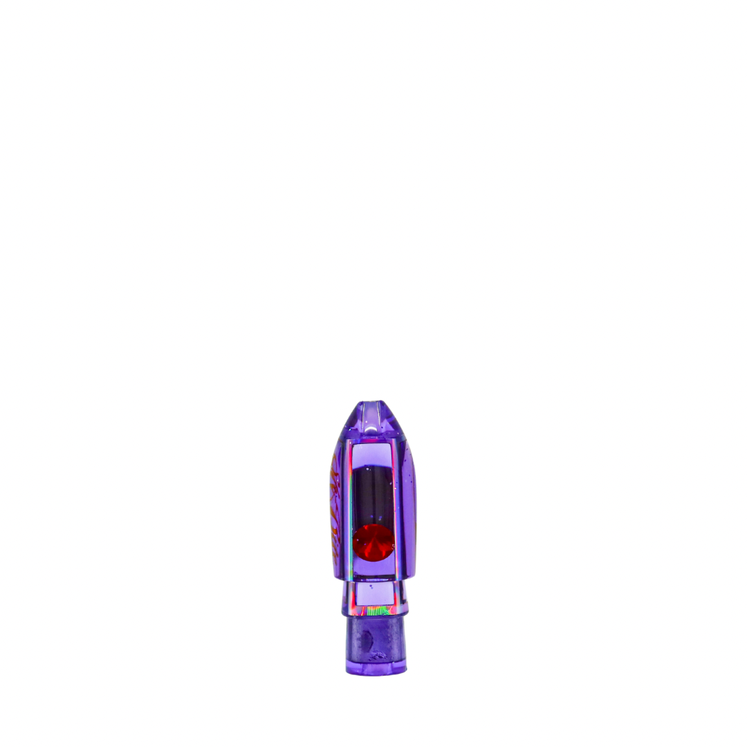 Sh-Bite - 5” Aku Lure Purple Mirror Bullet