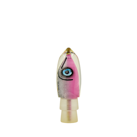Tsutomu - 9" Moke Series Pink Fish Head Bullet
