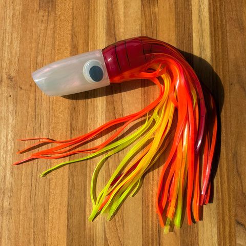 KEGZ - 14” Classic Super Plunger Rev Fire Mahi Skirted