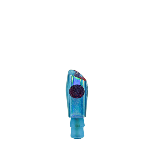 Morris - 7" Glitter Flake Ice Blue 100%er Scoop