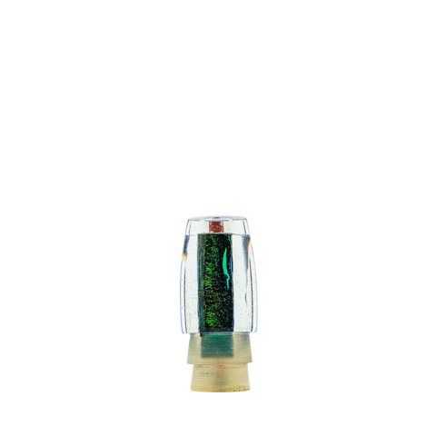 Futa Lures - 9" Clear Glitter Holo Tape Slant