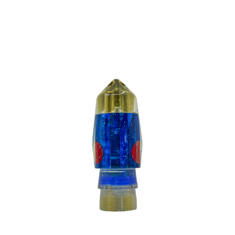 Tanigawa - 9"+ 4-Hole Cracked Glass Bullet