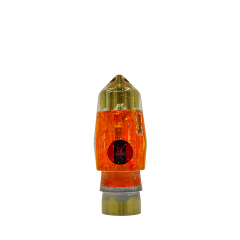 Tanigawa - 9"+ 4-Hole Cracked Glass Bullet