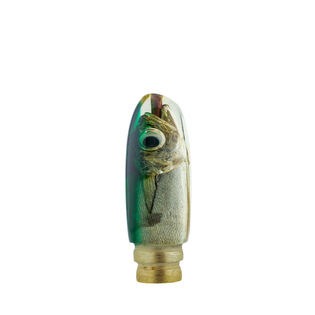Tanabe Lures: History & Lure Identification Guide | Luremonger 12" Scoop, Real Fish Head - Offshore Trolling Lure Archive