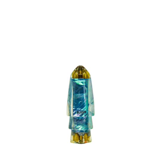 Koya - 9" Vintage Small Blue Shell Bullet