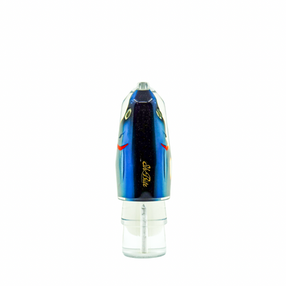 Sh-Bite - 9” RT Black Blue Fish Head Bullet