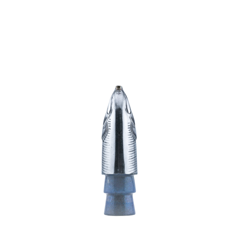 Oodood - 9" Saltiga Fish Head Black Blue Silver