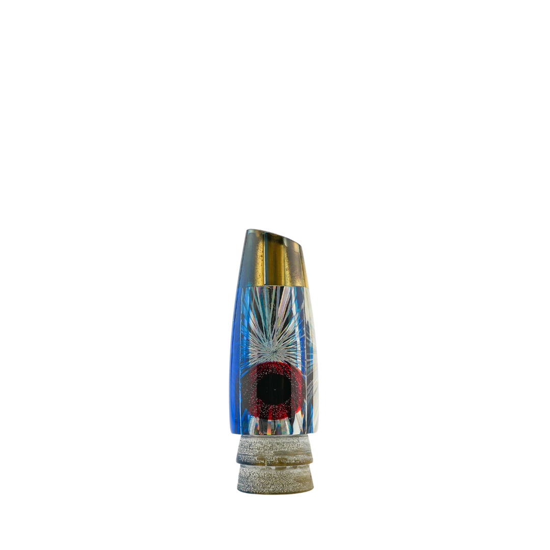 Leroy Lures: History & Lure Identification Guide | Luremonger 9" Slant, Blue Top Starburst - Offshore Trolling Lure Archive