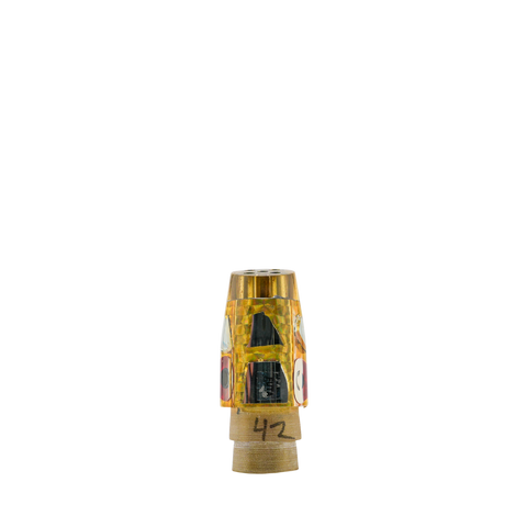 Futa - 9" 4-Hole Jetted Cracked Glass Slant