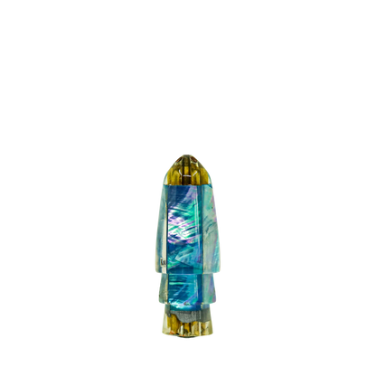 Koya - 9" Vintage Small Blue Shell Bullet
