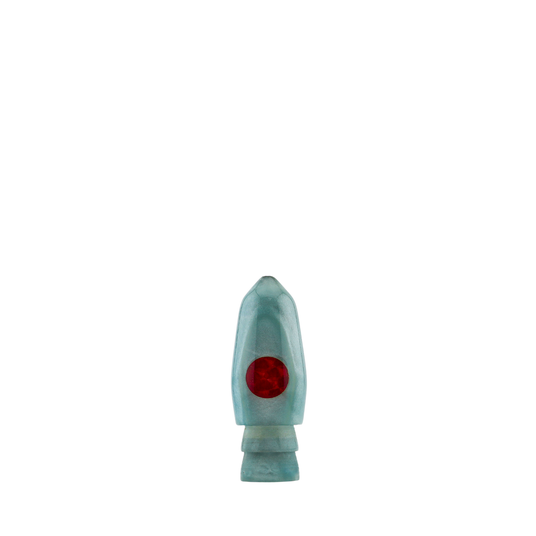 Shiroma Lures: History & Lure Identification Guide | Luremonger 7" Bullet, Light Blue Pearl - Offshore Trolling Lure Archive