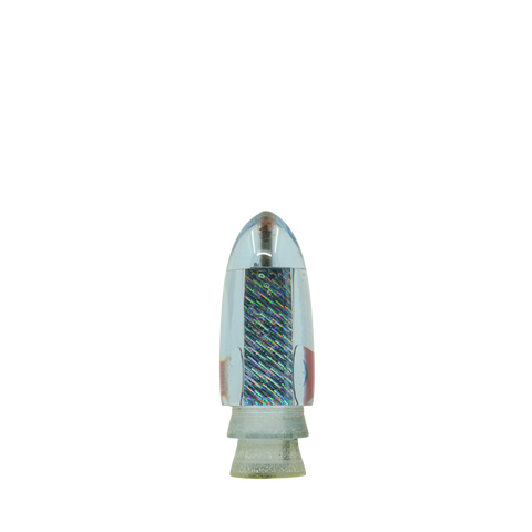 Tanabe - 9" Light Blue Tint Single Hole Bullet