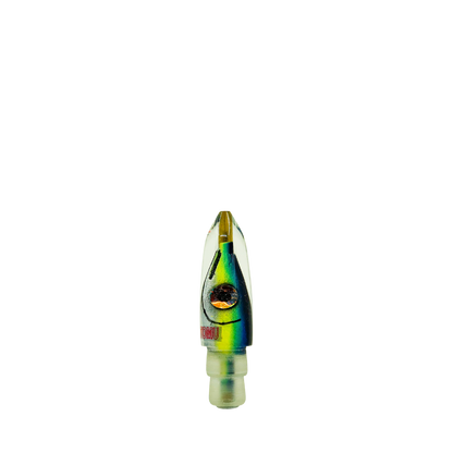 Tsutomu - 6” Blue Green Fish Head Bullet