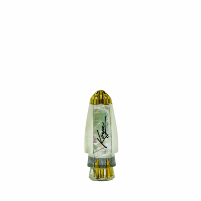 Koya - 7" Small Quad Jetted White Pearl Shell Bullet