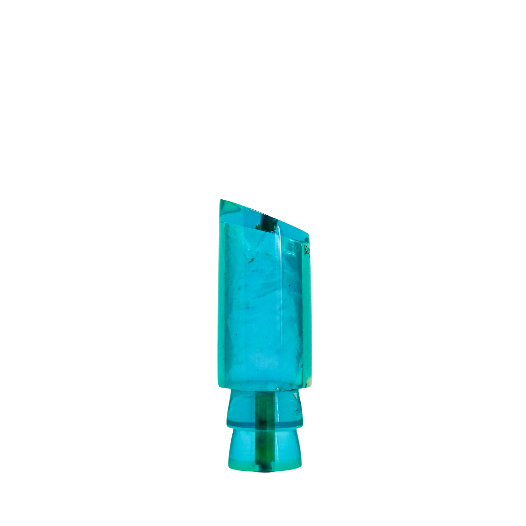 Koya - 9" Vintage Blue Tint Shell Tube