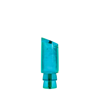 Koya - 9" Vintage Blue Tint Shell Tube