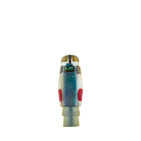 Futa - 9" Real Paua MOP Shell Slant