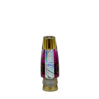 Leroy - 9” Purple Starburst Jetted Slant