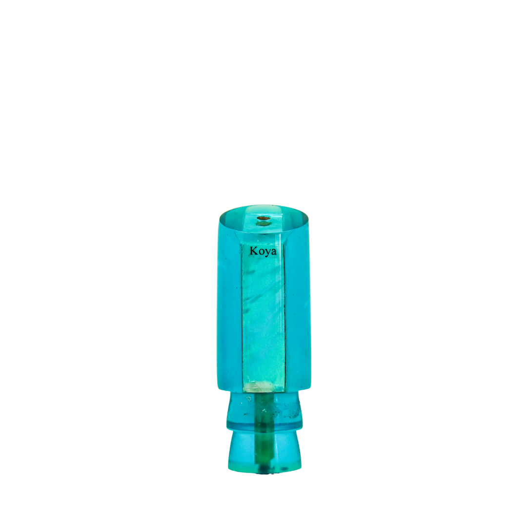 Koya - 9" Vintage Blue Tint Shell Tube