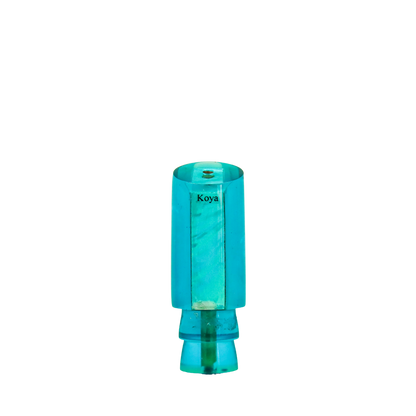 Koya - 9" Vintage Blue Tint Shell Tube