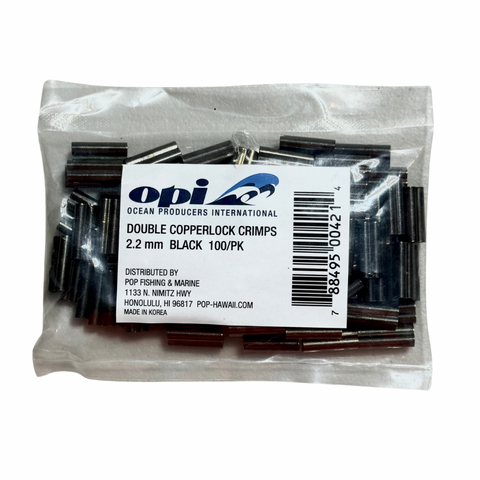 OPI - Heavy Duty Double Barrel Crimps 2.2mm 100Pk